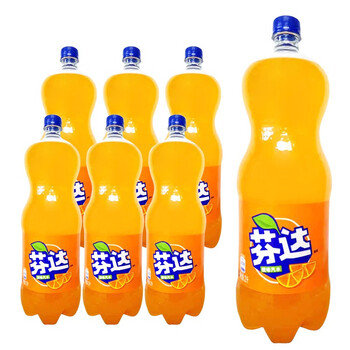 芬达橙味汽水2l6瓶大瓶装整箱装可口可乐cocacola出品