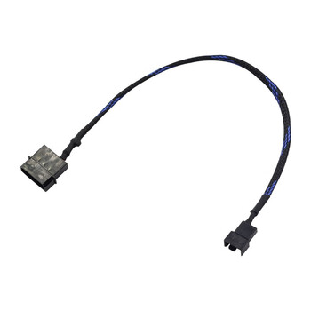 宝璋大4pin转小3pin 4pin电源转接线铜芯线材电源转风扇转接线4pin风扇接口加长版单线 图片价格品牌报价 京东