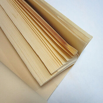 安徽泾县宣纸4四尺6六尺古法檀皮半生豆腐宣楷书书法创作用仿古色白色