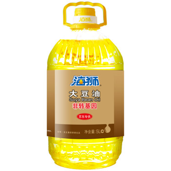 【京东专供】海狮 食用油 非转基因大豆油5L
