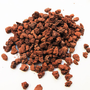 鱼缸造景底砂乌龟缸石子水陆草缸造景种植底沙 红火山石小粒【1斤】0