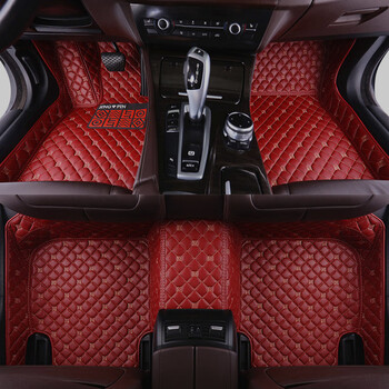 2019款上汽通用五菱宝骏360精英豪华型专用全包围汽车脚垫改款 酒红色