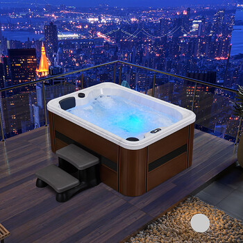 户外泳池家用恒温别墅大型亚克力私人室内冲浪游泳池定制款 ws-095h