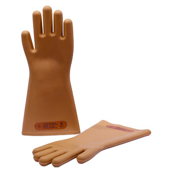 星工12kv/25kv绝缘手套电工380v高压防电专用橡胶手套 均码 5kv