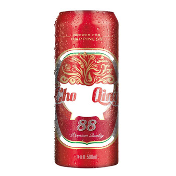 5折 重庆啤酒88国宾易拉罐正反装整件500ml*12罐喜庆婚宴 500ml*8罐装