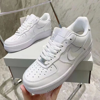 linikerb莆田纯原af1空军一号低帮板鞋男女鞋纯白学生休闲情侣百nike