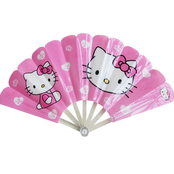 南客 超可爱卡通小扇子便携折叠扇创意古典折扇塑料扇子风夏季幼儿