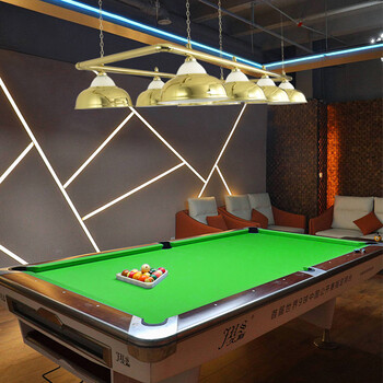 台球室灯台球灯桌球吊灯台球厅桌球室俱乐部灯罩黑八斯诺克专用led 4
