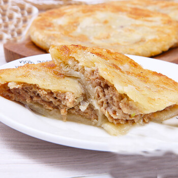 牛肉馅饼 早餐馅饼 熏肉牛肉味面饼 速冻早餐肉饼 手抓饼 牛庄馅饼