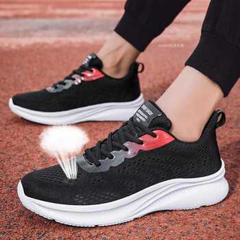 特步网鞋夏季透气薄款网面跑步鞋镂空男士运动鞋夏季镂空透气quu829