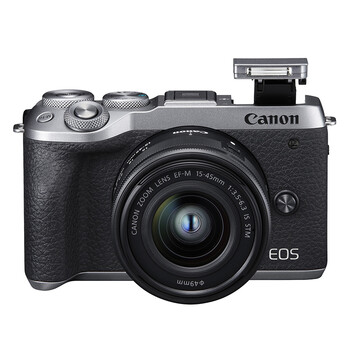 佳能(canon)eos m6 mark ii m6二代 微单相机 数码相机 银色套机 (15