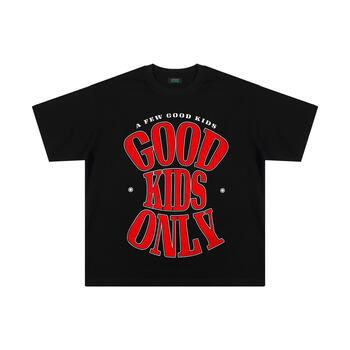 fghgf国潮fff马思唯联名afgk2323夏季潮牌开裂字母印花logo美式短袖