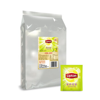 立顿Lipton  茉莉花茶  茶叶 办公室酒店专用 纸包独立包装 袋泡茶包 2g*80包