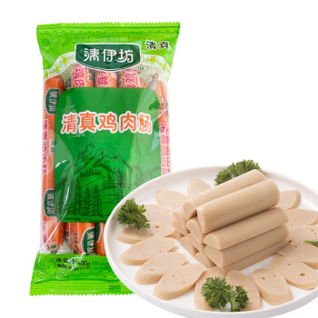 双汇清伊坊火腿肠鸡肉肠 40g*10/袋 出游露营款新老包装随机发货