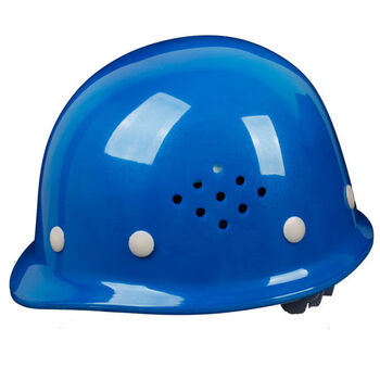 钢安全帽防砸加厚领导国标工地施工建筑工程监理劳保头盔盔型abs蓝色