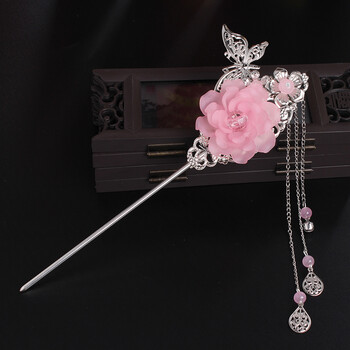 儿童汉服步摇发簪古风发饰女童中国风花朵头饰公主发钗古装配饰品 1