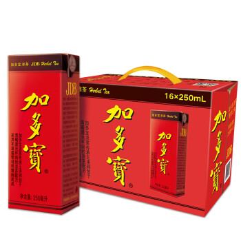 加多宝 凉茶植物饮料 茶饮料 250ml*16盒 礼盒装