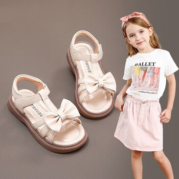 m-manyutie女童软底凉鞋3到9岁小女孩公主鞋夏季新款一二三年级儿童