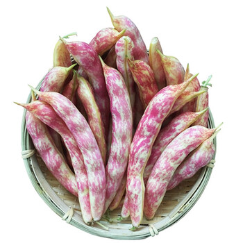 旷古农业 东北红金勾油豆角 黄金勾农家家雀蛋面豆角 新鲜蔬菜 4斤