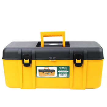 老A（LAOA）LA109220 工具箱 黄黑重型塑料手提箱工具盒车载收纳箱20英寸加厚