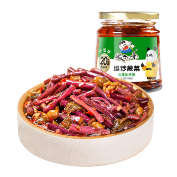 飯掃光 榨菜 爆炒蕨菜280g 下飯菜香辣咸菜泡菜  拌飯拌面調(diào)味料