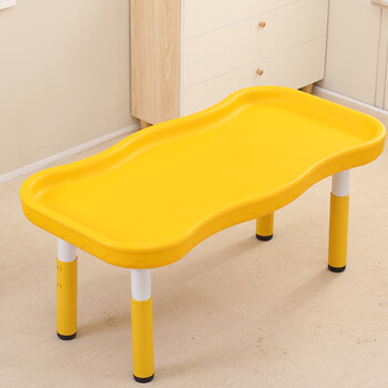 儿童桌椅幼儿园积木桌椅儿童游戏玩具桌长方形塑料桌可升降宝宝桌