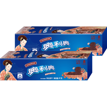 奥利奥夹心饼干 故宫食品联名款 网红零食新品 休闲零食97g*2盒 2种