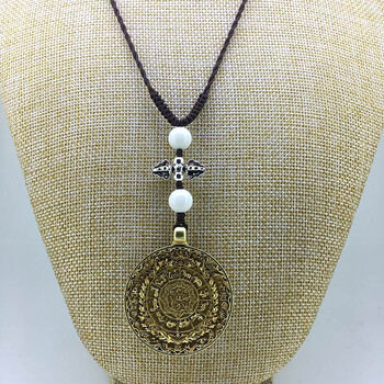 西藏原创男女九宫八卦牌大昭寺纯黄铜腰挂件吊坠 水命人佩戴(吊坠式)