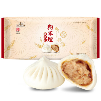 狗不理 手工猪肉包 560g 16个 包子 方便菜 营养早餐