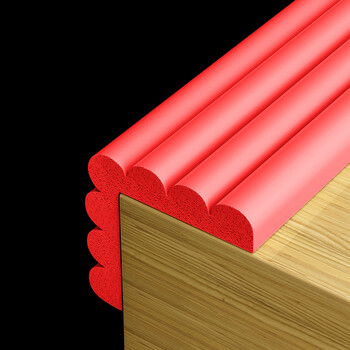 家具柜子防撞条免贴无痕泡沫海绵包边条儿童小心碰头飘窗横梁软包红色