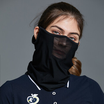 京选品质高尔夫防晒脸罩高尔夫面罩男款防晒口罩冰丝户外运动脸罩夏季