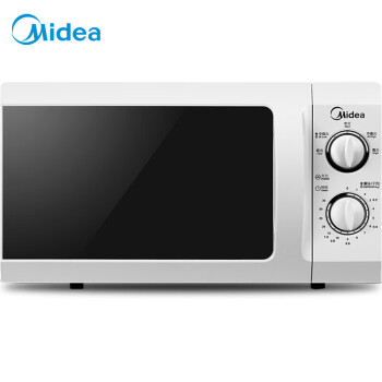 美的（Midea）M1-L213B 快捷微波炉 360°转盘加热 旋钮操控 精准控温 五档火力 21升