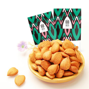如水 新品新派吃货原味山杏仁125g袋装