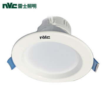 雷士照明（NVC）筒灯 led筒灯天花灯 6W白色灯面4000K暖白光