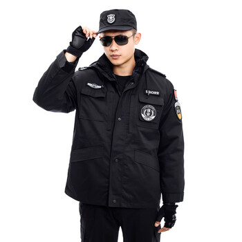 训服加厚大衣男特训棉袄多功能训练服棉大衣辅警协警特警冬季特勤大衣