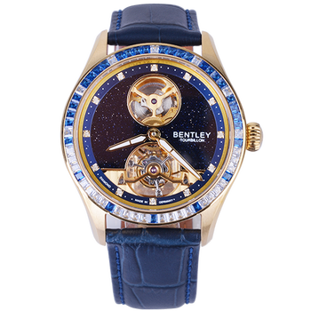 bentley男士商务陀飞轮bl84 深蓝色