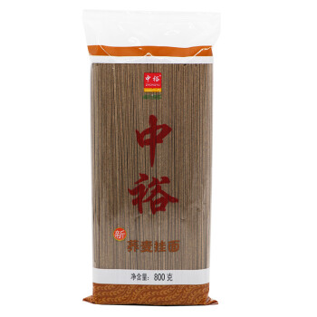 中裕（ZHONGYU）挂面 荞麦挂面 杂粮面 粗粮面条   800g