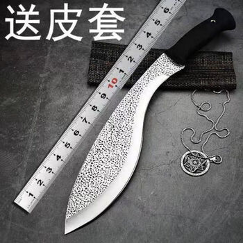 益尔乐户外刀具尼泊尔军弯刀防身求生刀瑞士军刀特战野外求生刀探险