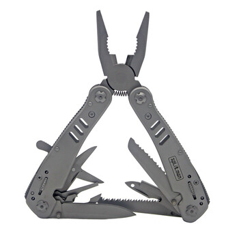 splitman多功能折叠钳子野外求生小折刀车载edc多用组合工具 浅灰色
