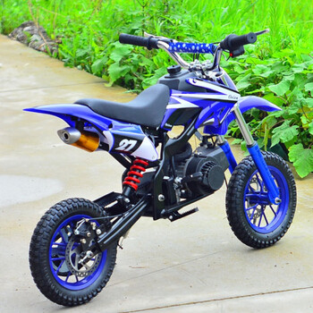 摩托车趴赛小孩骑的越野跑车汽油新款小机车山地迷你中小型儿童非成人