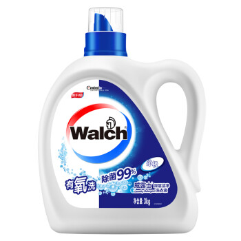 威露士（Walch）深层洁净洗衣液 3kg 除菌除螨 机洗手洗