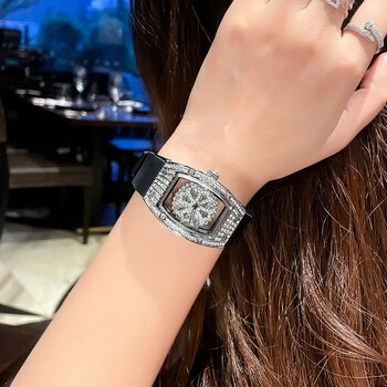 迪赛女时来运转手表女士2023年新款专柜女款轻奢小众表品牌女表黑银