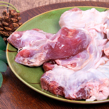 猪护心肉连肝肉土猪肉现杀土猪围心肉隔膜肉蘑菇肉商用 4斤【图片