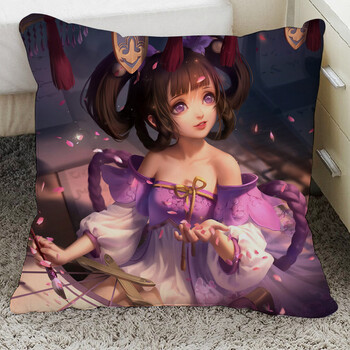 周边抱枕貂蝉梦奇游戏靠枕李白诸葛亮定制玩具礼品小乔丁香结60x60cm