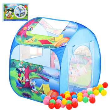 迪士尼Disney 围栏帐篷 室内外宝宝游戏屋海洋球池0-3岁 米奇田园彩盒装 送50海洋球SWL-210