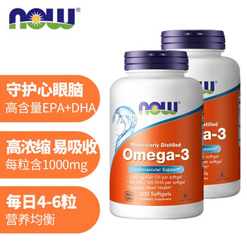 诺奥深海鱼油软胶囊400粒 诺奥now 深海鱼油软胶囊无腥味omega 3 Dha Epa400粒中老年成人美国进口 行情报价价格评测 京东