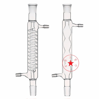 定制  玻璃冷凝管 直形冷凝管直型球型 球形冷凝管 蛇形冷凝管 直型