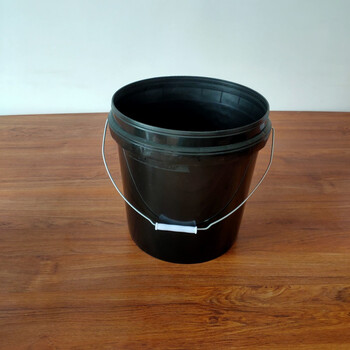 黑色桶塑料桶蜂蜜桶捉蜂扑蜂不透光不透亮诱蜂材料熟料熟胶桶 压盖8升