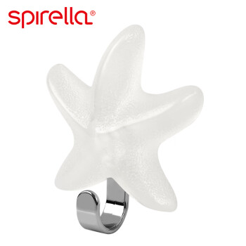 丝普瑞瑞士品牌SPIRELLA海星浴室墙壁毛巾挂钩创意免打孔卫生间装饰粘钩 透明海星（单个）