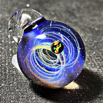 【京选旗舰】宇宙星空吊坠宇宙玻璃星空球水晶珠琉璃日本手链送女友送